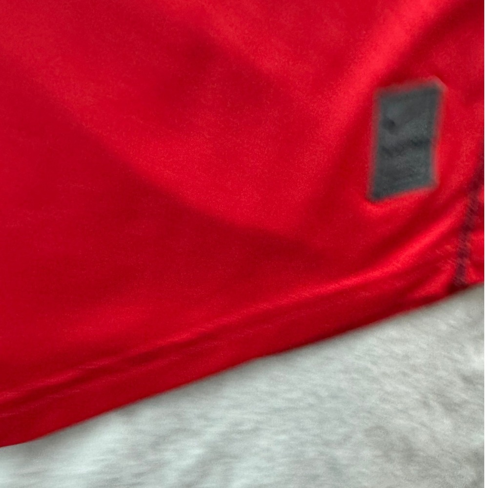 Nike Pro Dri Fit Fitted T Shirt Red Mens XL Short Sleeve Athletic‎ Gym - Picture 5 of 16